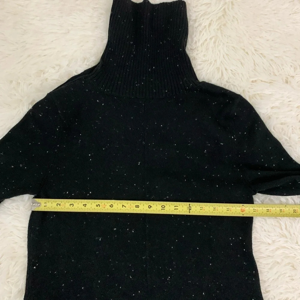 Talbots Tweed Sweater dress Split Neck petite size LP - Picture 10 of 16